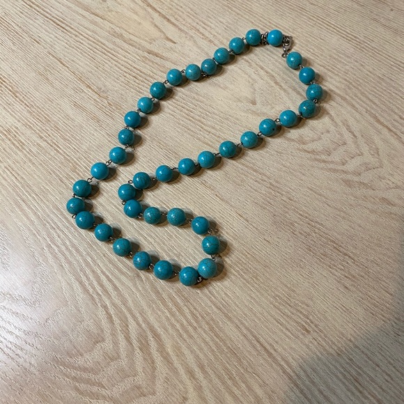 Jewelry - Turquoise beaded long necklace